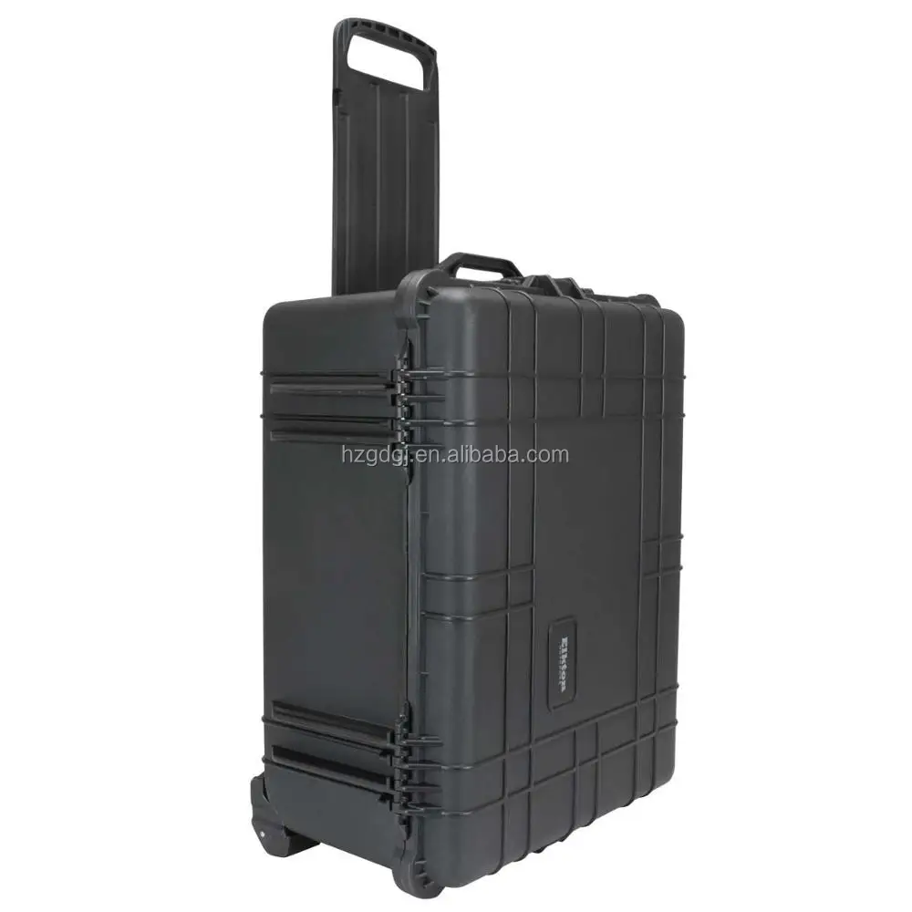 hard Plastic Waterproof Case Shockproof Tool Box with wheels