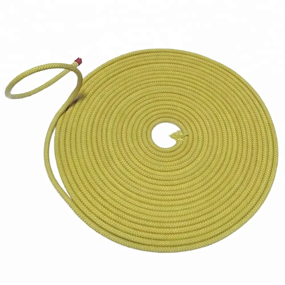 
Heat resistant aramid rope for tempered glass 