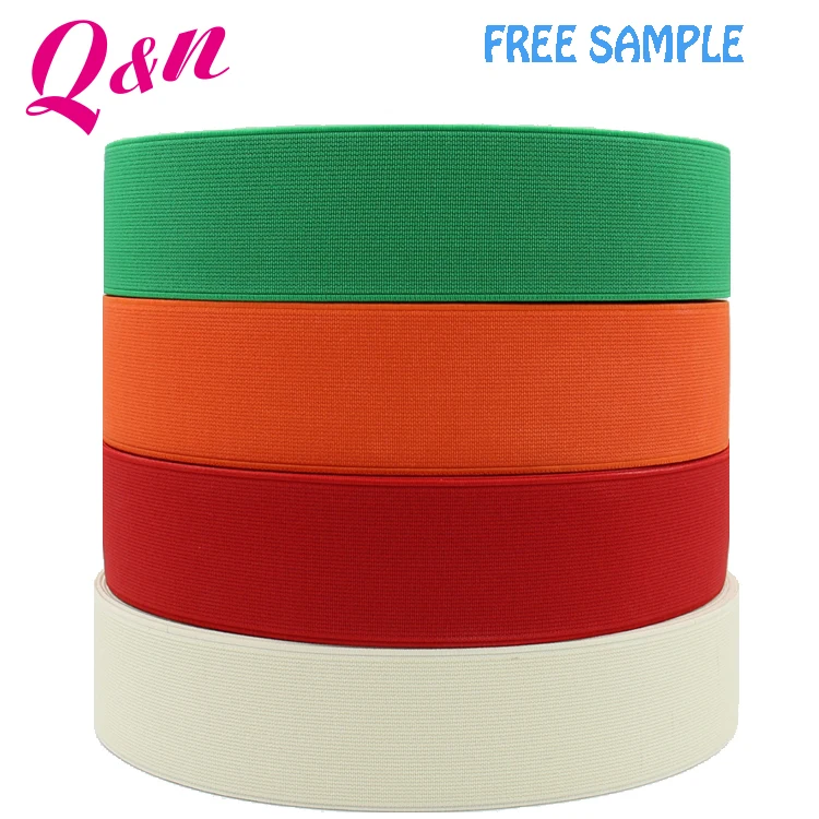 garment accessories colored thick woven elastic tape ribbon