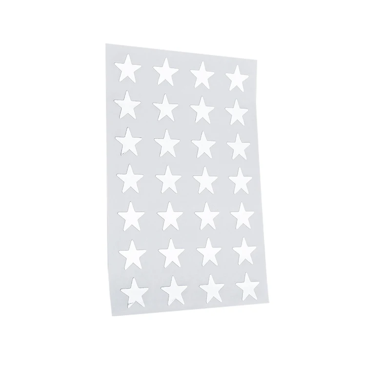 Promotional star shaped self-adhesive sticker for kids