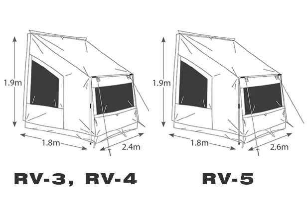 Quick setting OZ tent canvas safari tent