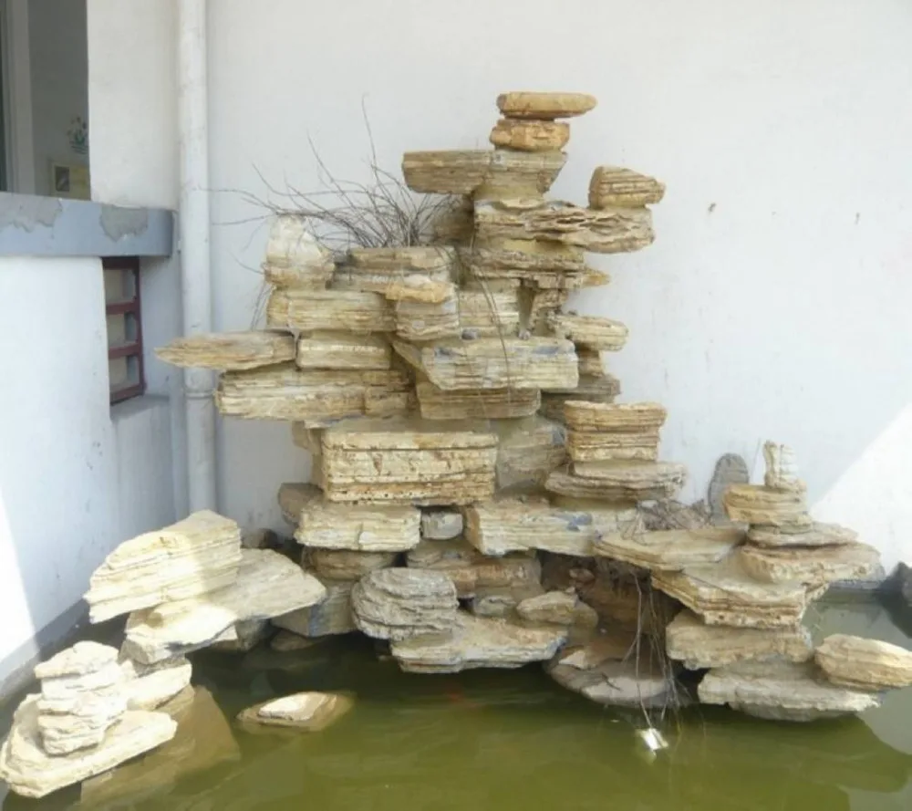 Stone garden decoration artificial rock for waterfall