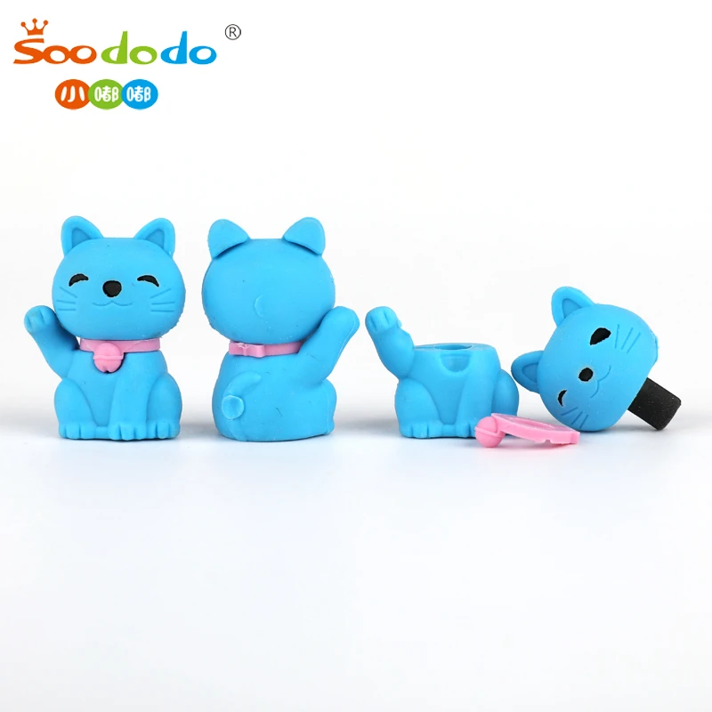 Cartoon Kawaii stationery office correction supplies School Animal Cute Eraser