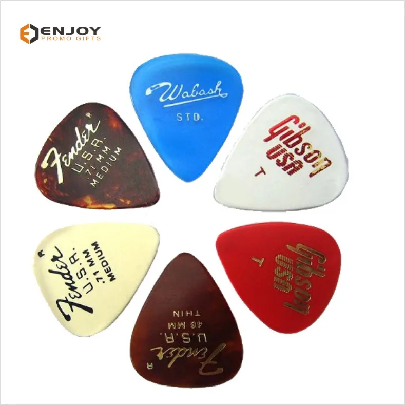 Customized Full Color Printed Plastic Guitar Picks