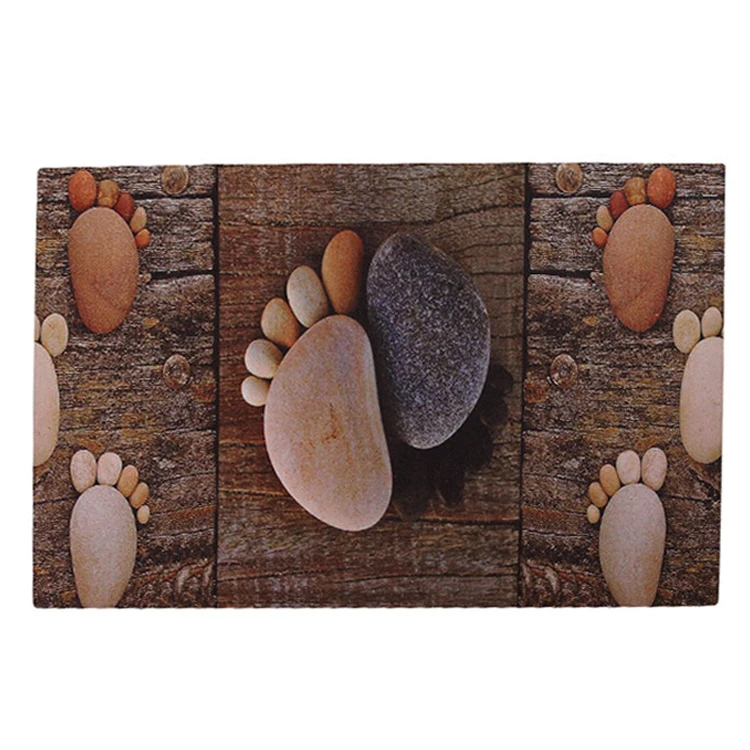 Новейшие разработки OEM принято Водонепроницаемый прямоугольный галька коврик для ванной