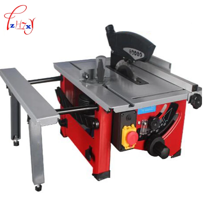 
4800r/min Sliding woodworking table saw 210mm woodworking DIY chainsaw, rounded corner adjustable miter saw 