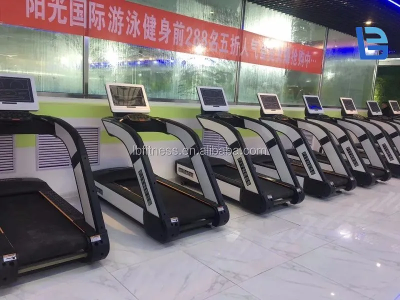 Commercial Fitness Equipment cardio exercise running machines use for gym club LB-E3 series commercial treadmill