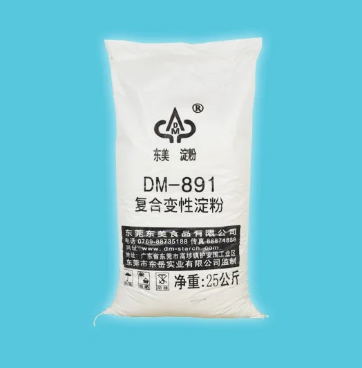 Высокоплотный модифицированный крахмал низкой вязкости Dongmei для различных размеров текстиля