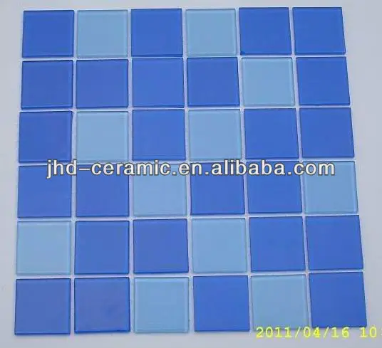 Cheap Price 25x25mm Ceramic Mosaic Tile For Swimming Pool Stock