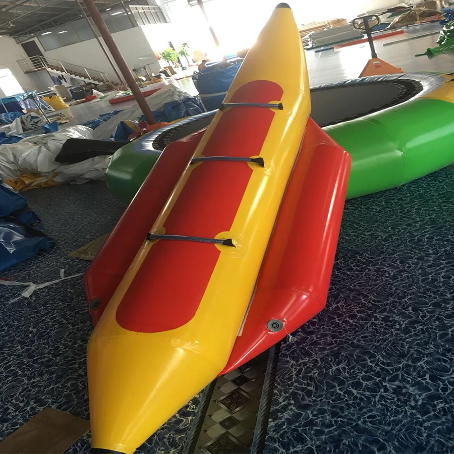 Inflatable Water Sport Game Banana Boat Professional Manufacturer  PVC Inflatable Boat for 10 Persons