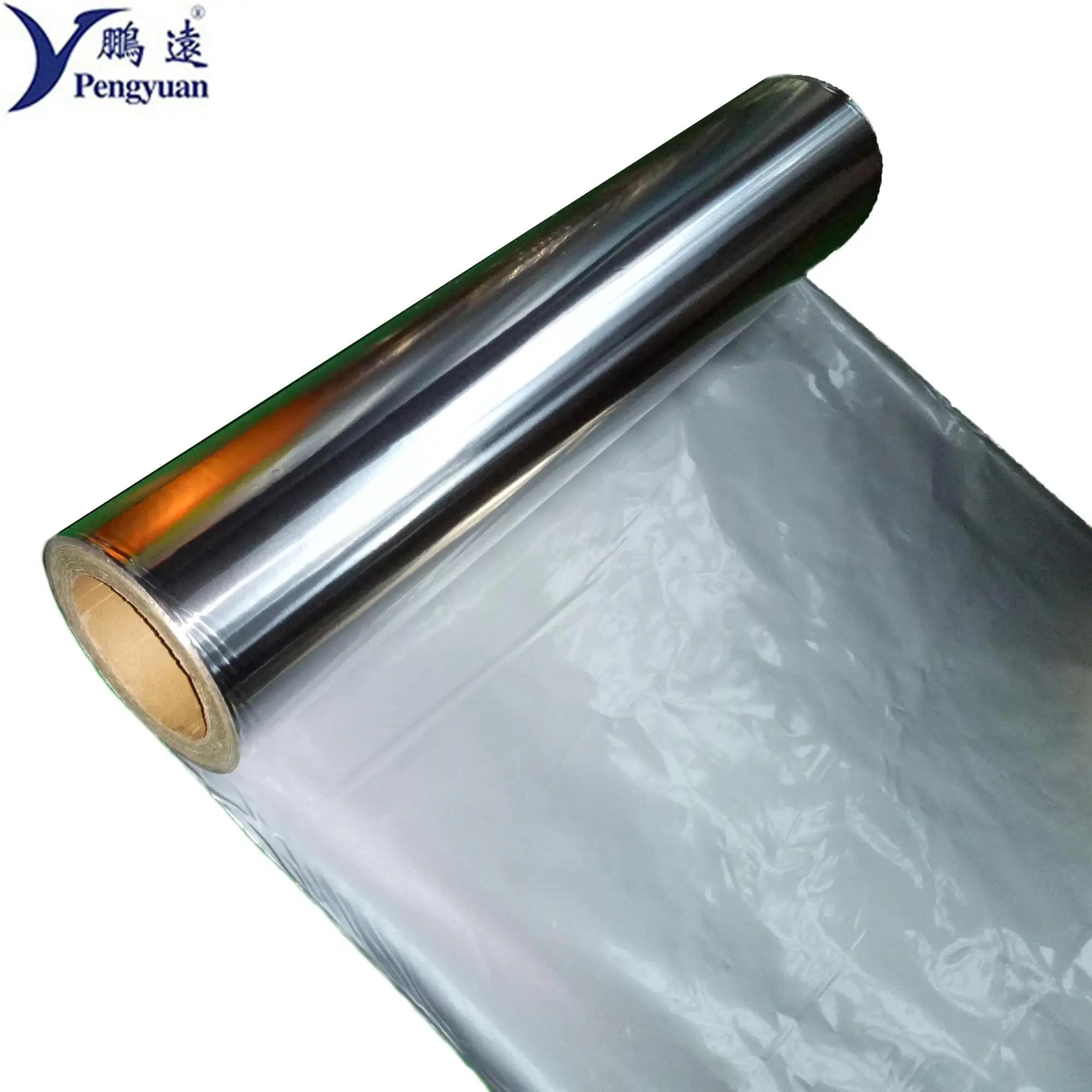 Прямая продажа с завода, металлизированная пленка BOPET + PE для ламината с рулоном из пенопласта