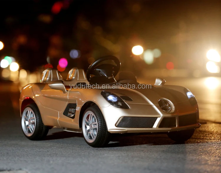 Детская езда на 12V MERCEDES-BENZ SLR MCLAREN лицензированных автомобильного аккумулятора машинка радиоуправлении