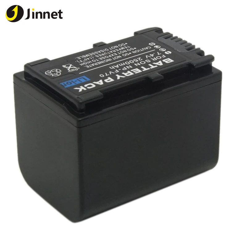 После одного сеанса зарядки литий-ионный аккумулятор для Sony HandyCam DCR-DVD DCR-HC NP-FV70 NP-FV100