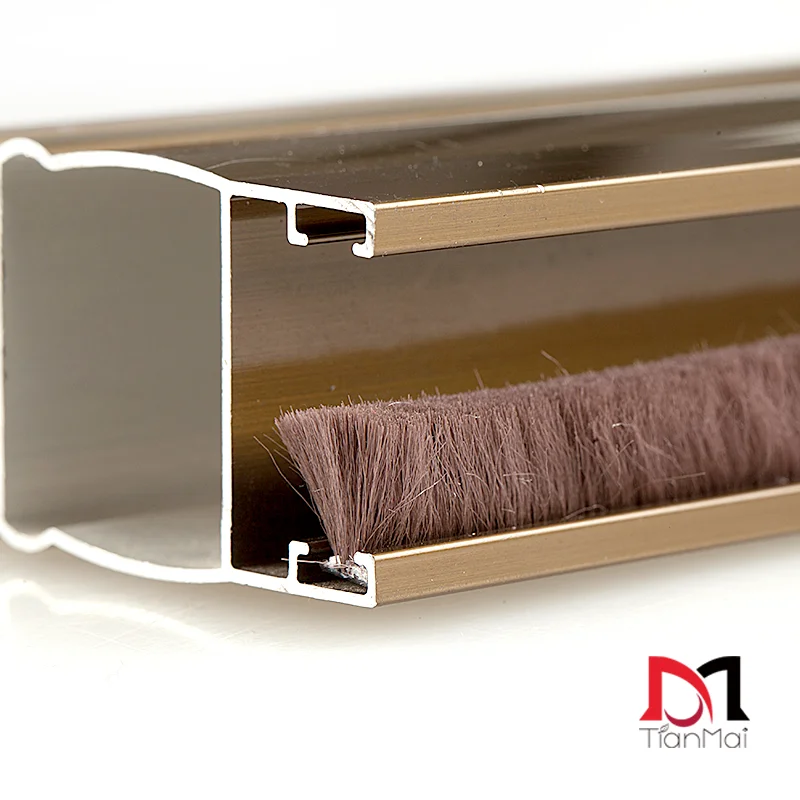 
Customized different kinds of Pile weather strip weatherstripping sealing brush for windows and doors 