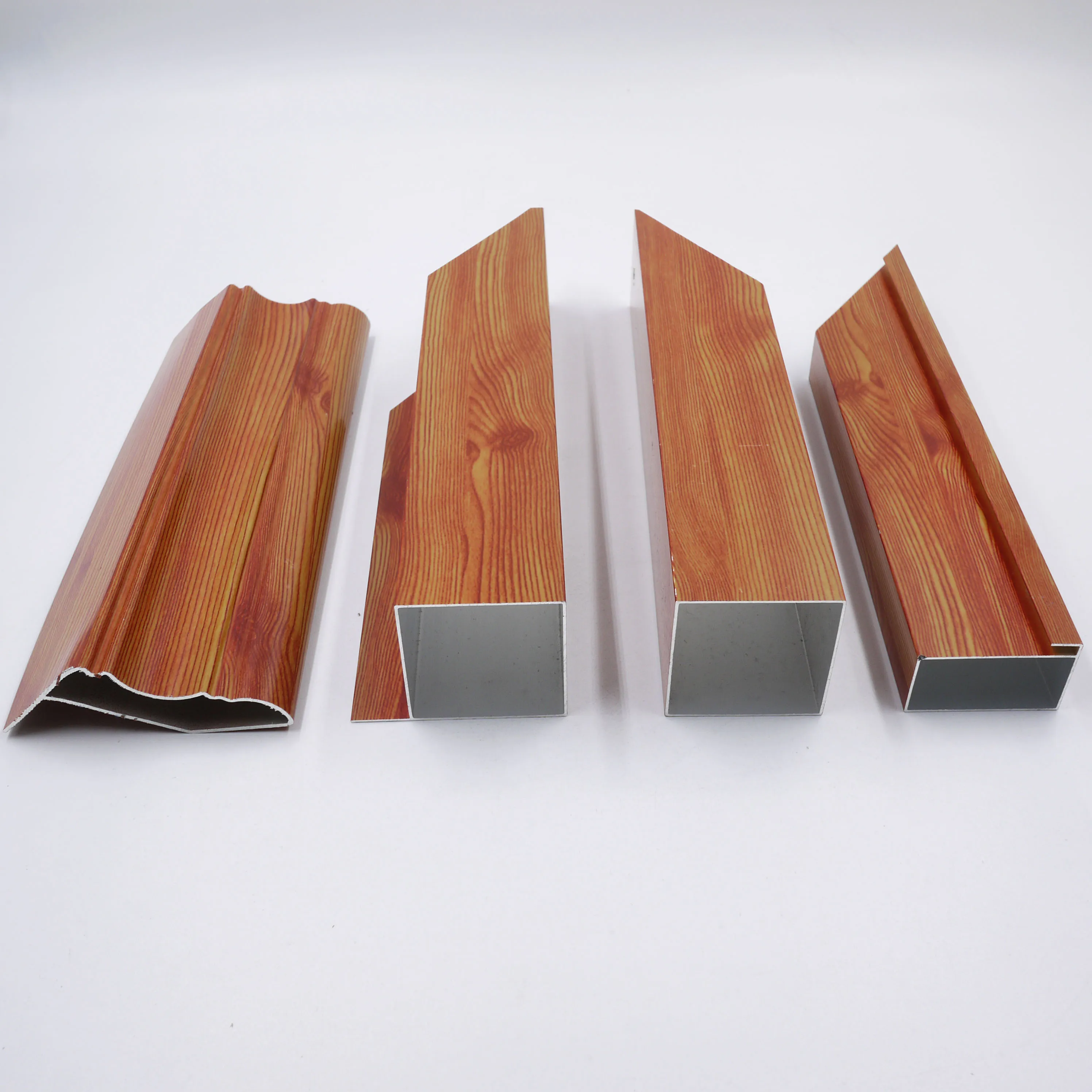 LENWA Aluminum Profile for Kitchen Door with Different Wood Grain Surface for Iraq Market