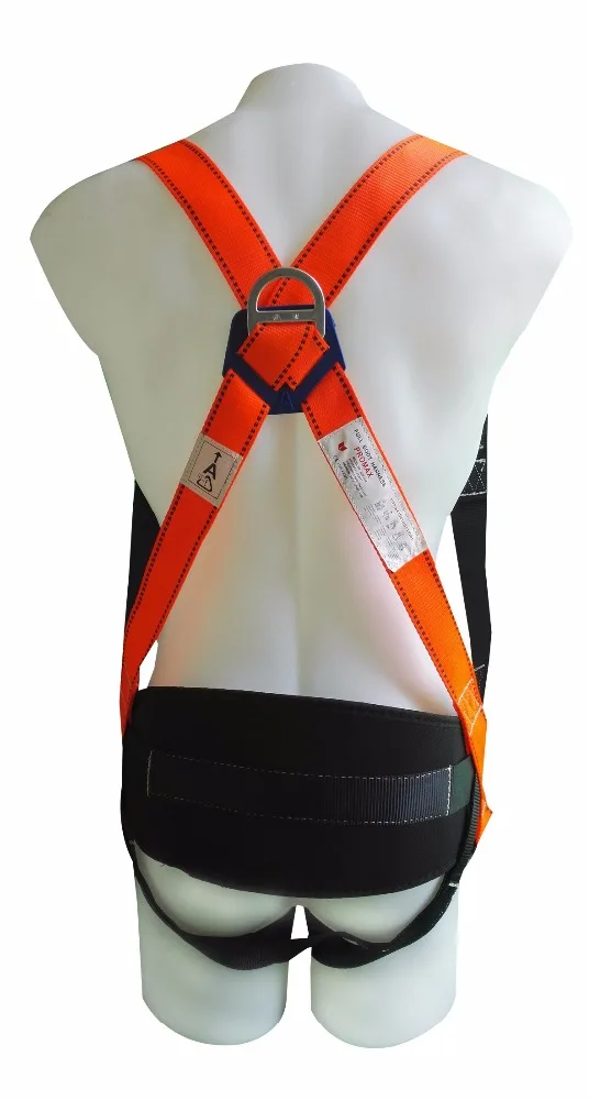 Full Body Harness with Energy Absorber Double Lanyard with Scaff Hook