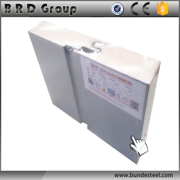 5cm PU sandwich panels wall for steel construction warehouse