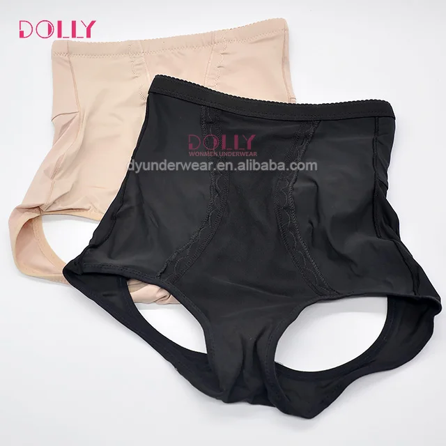 High Waist Sexy Tummy Control Panties Open Bottom Butt Enhancing Shapewear Women
