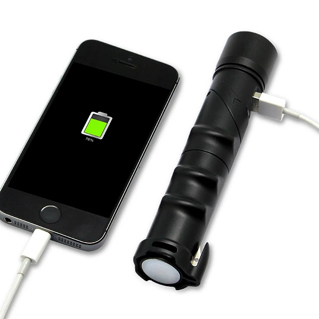 Auto Emergency Multifunction Tool car charger (Escape Hammer, Seat Belt Cutter, Flashlight)