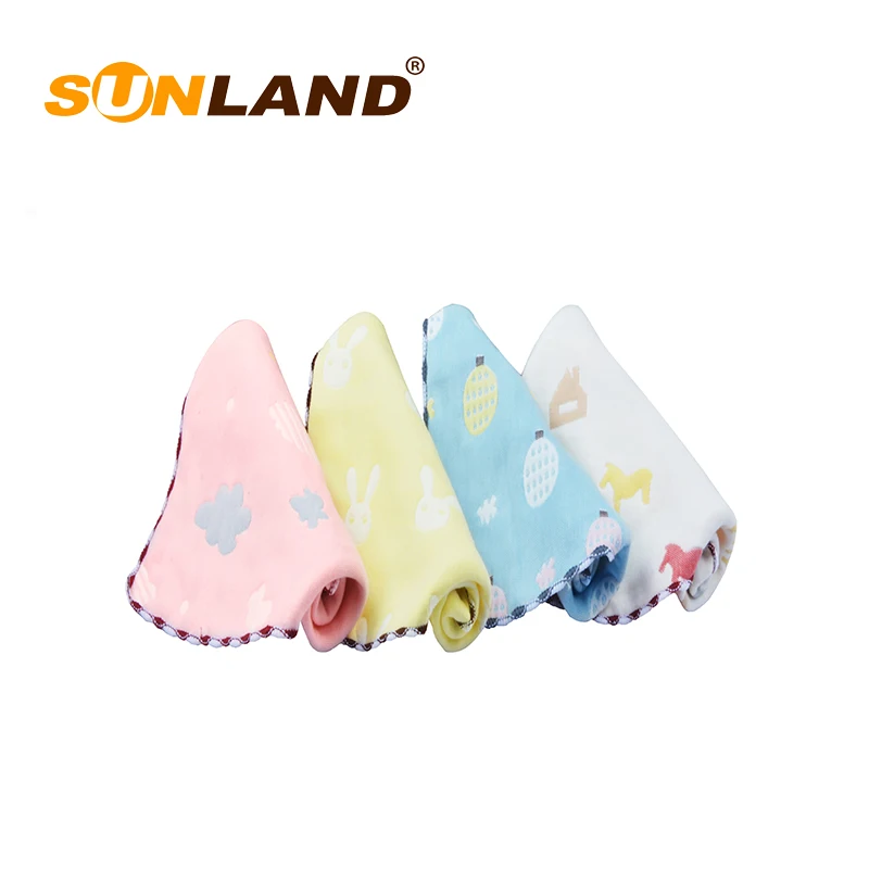 Sinland оптом натуральный 100% хлопок лицо рукой красочные оптовая продажа дома полотенца для ребенка