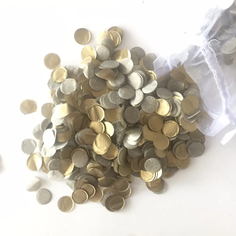 
PVC/PET Heart shape confetti metallic confetti 