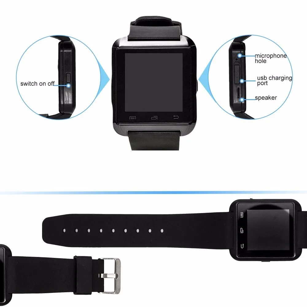 Dropshipping U8 smart watch Touch Screen sports call call reminder BT watch