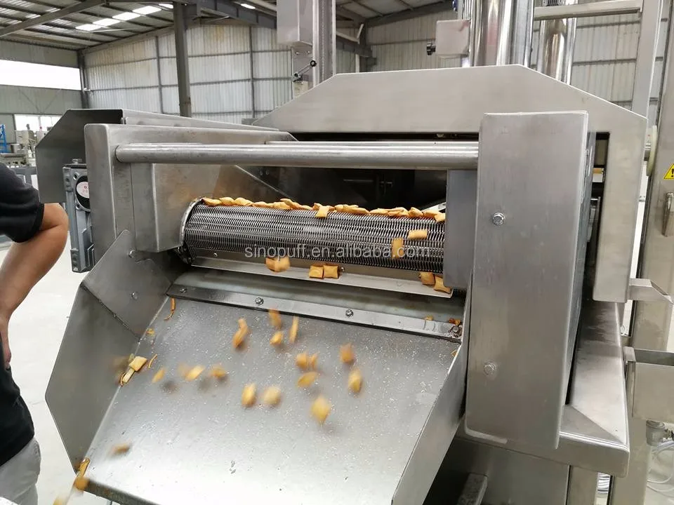 
Continuous fryer/fryer for snack/automatic frying line 