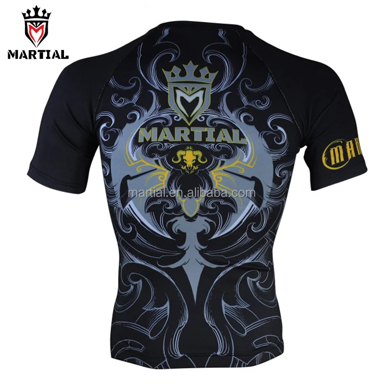 OEM Service Wholesale Cheap MMA Bjj Rash Guard For Man
