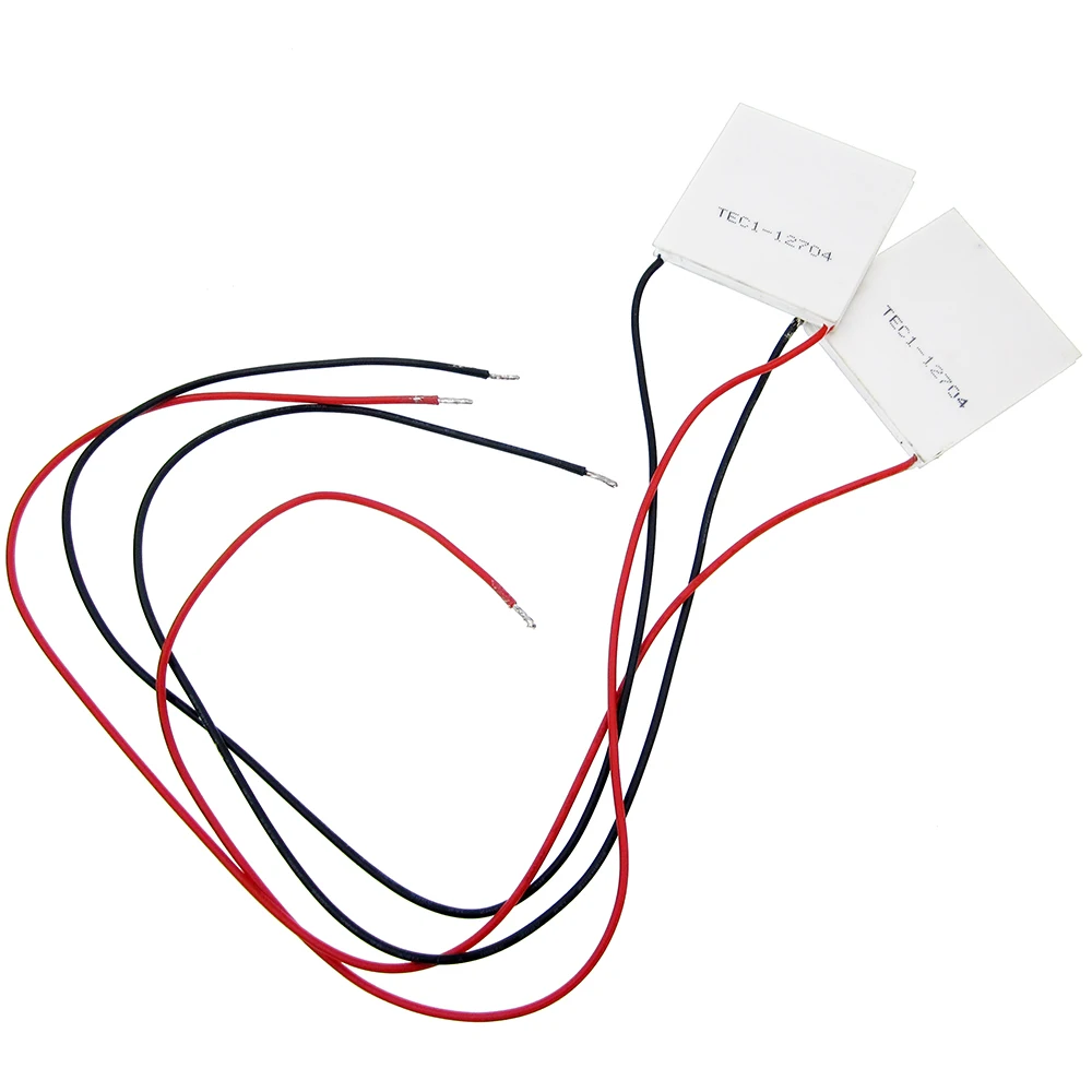  TEC1-12704 40*40 мм радиатор Термоэлектрический охладитель Пельтье охлаждения плиты 12V 4A холодильное модуль