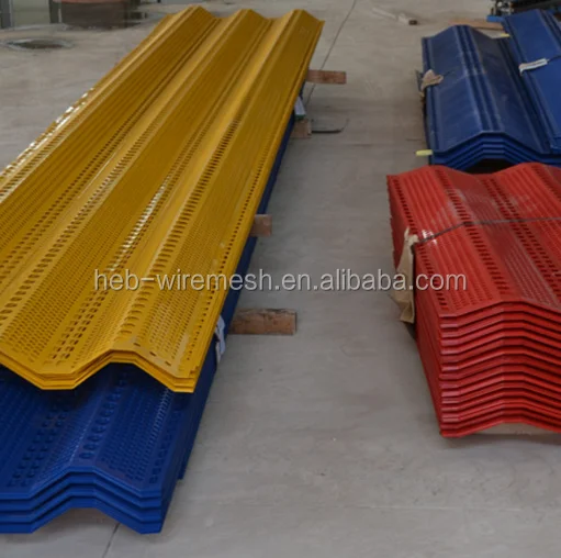 Protecting Perforated Metal Sheet Wind Fence Panels for Coal Plants
