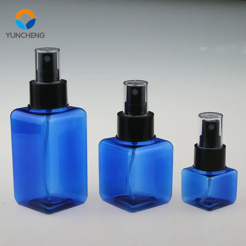 10ml 15ml 20ml 30ml 40ml 50ml 60ml 80ml 100ml small round pet spray bottle with pump