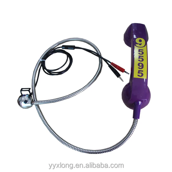 New Black Handset for Payphone Payphones Pay Phone Telephone