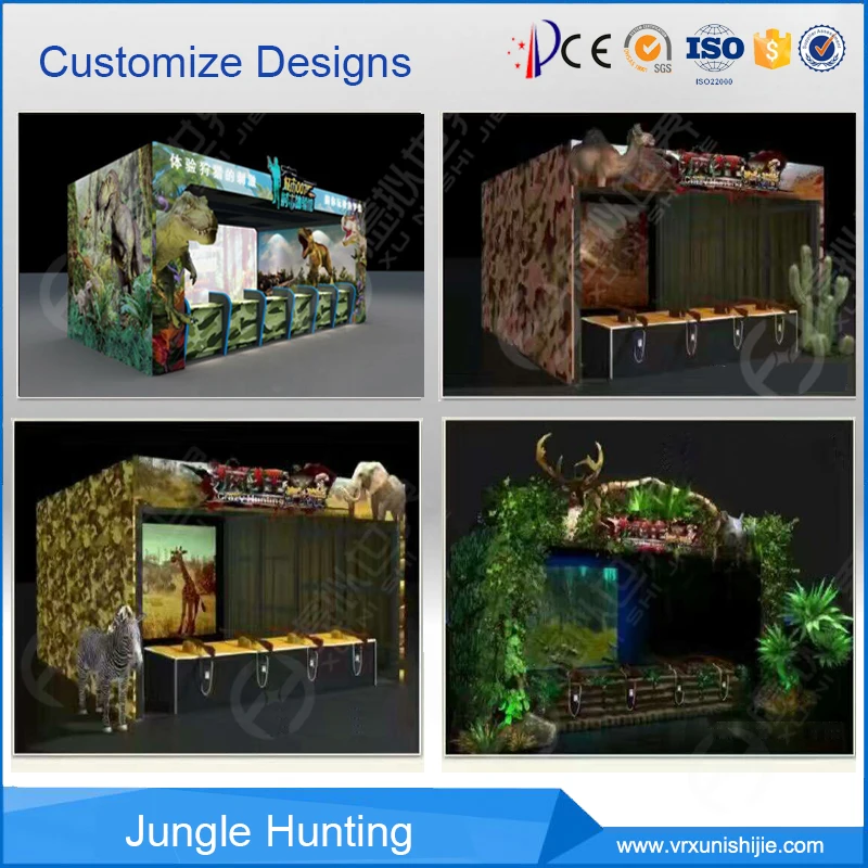 Earn Money VR Multiplayer Shooting Games Ps4 VR Hunting Games 3D Laser VR Shooting Simulator