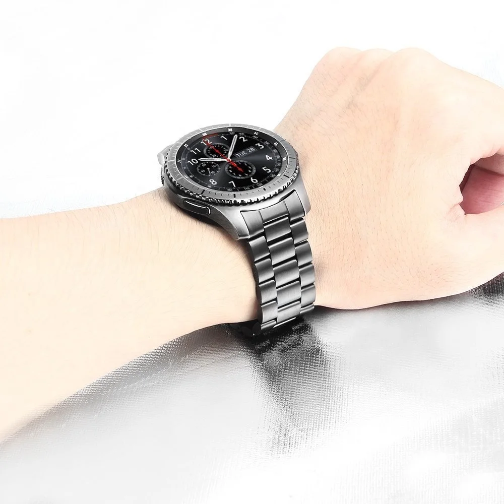 22mm Stainless Steel Band Bracelet Adapter For Gear S3 Band Metal Clip Watch Straps For Samsung Gear S3 Classic Frontier