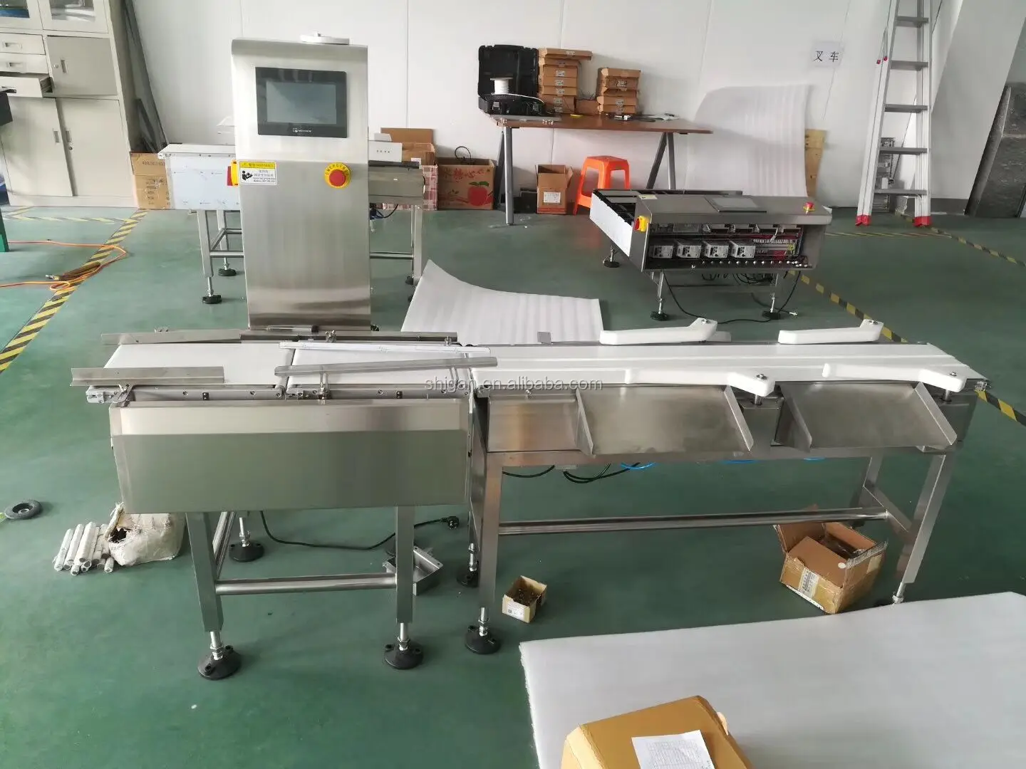 Automatic Multi stage potato sorting machine,weight sorting Scales,check weight machine