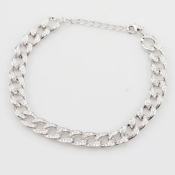 Fashion design bracelet jewelry 925 silver bracelet italy hand chain for men