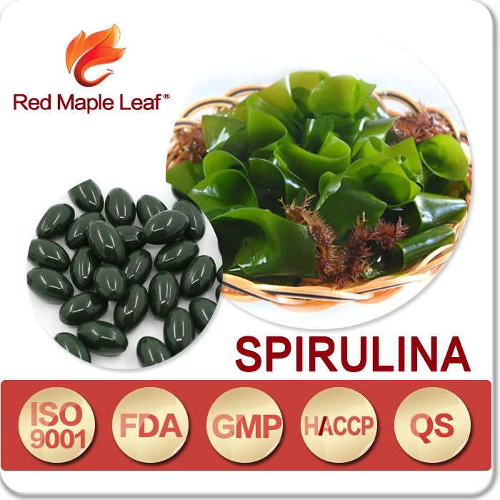 
Oem private label spirulina maxima extract powder supplement softgel 