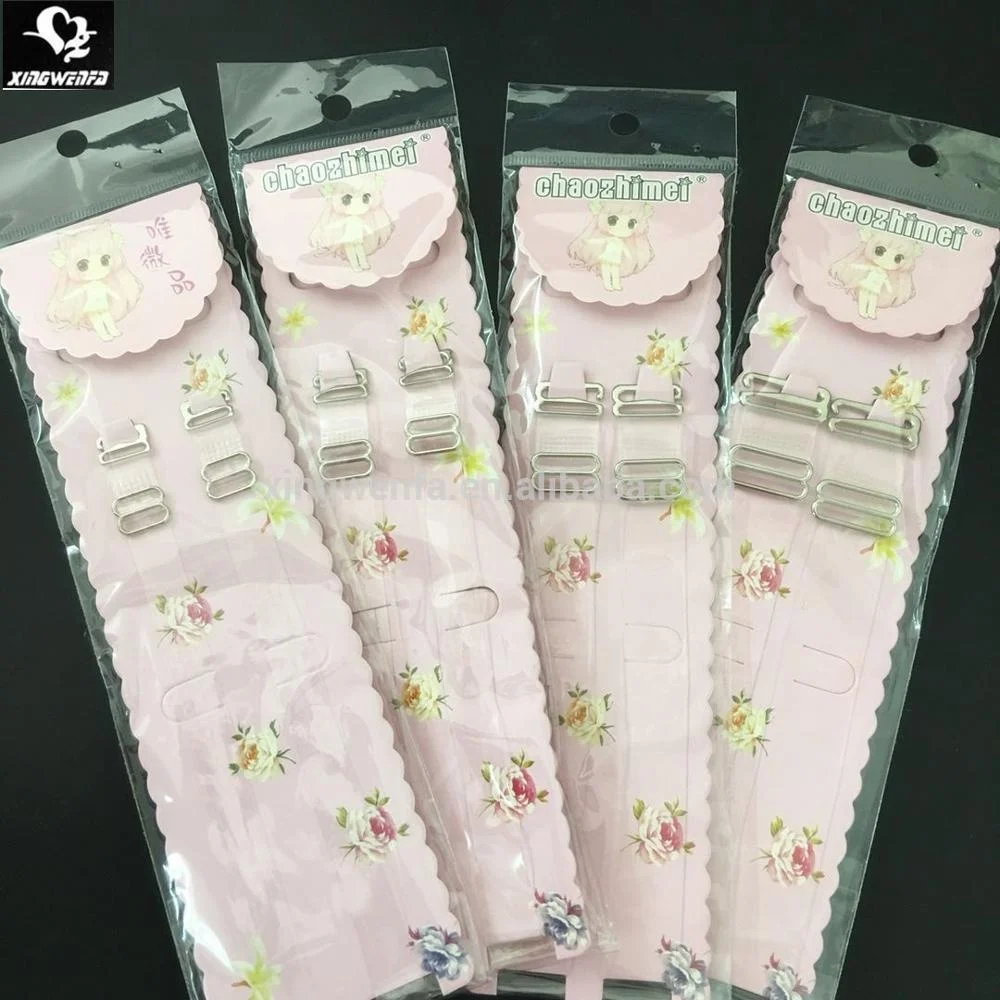Paperboard packing Good quality  TPU bra strap clear invisible bra strap