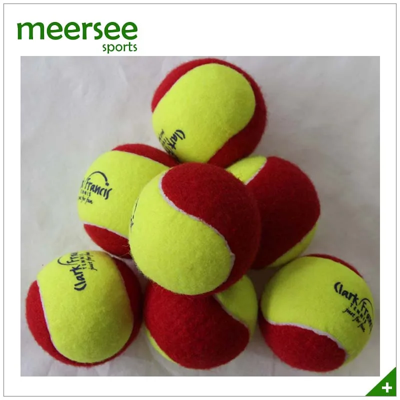Orange & Yellow Standard 2.5 Inches Stage 2 personalized tennis ball