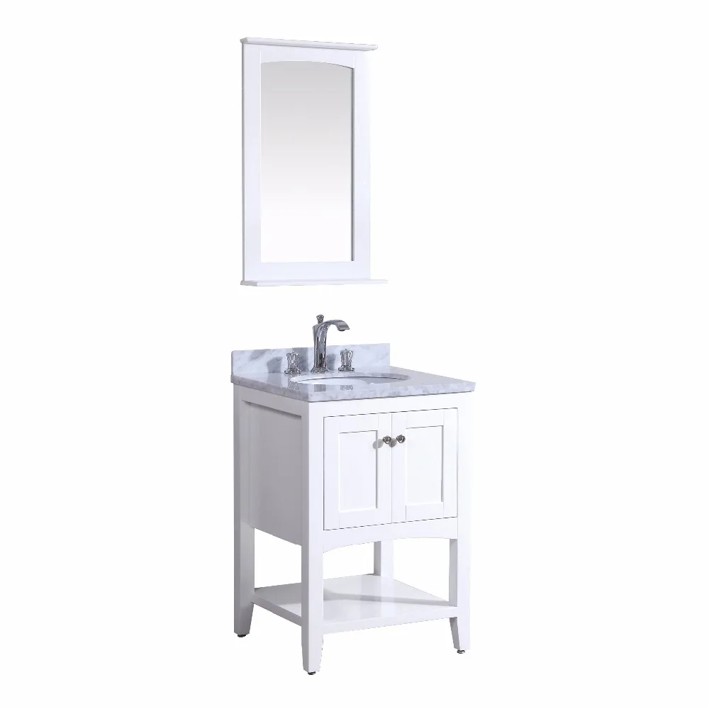 European Style Bathroom Vanity Cabinet , UK Floor Modern Bathroom Mirrored Cabinets