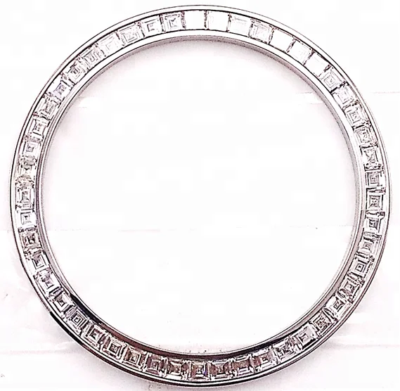 
Luxury Iced Out Daytona Bezel Inserts Made out of Stainless Steel with CZ 