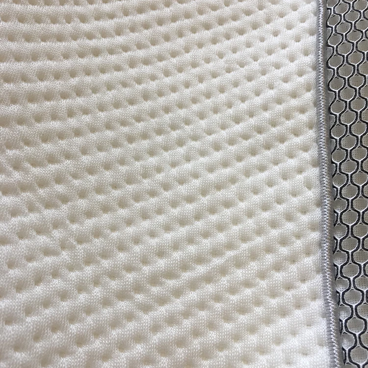 Anti Dust Mite Waterproof FLVCDT004 soft feeling 100%poly knitting fabric quilted fireproof mattress  fabric