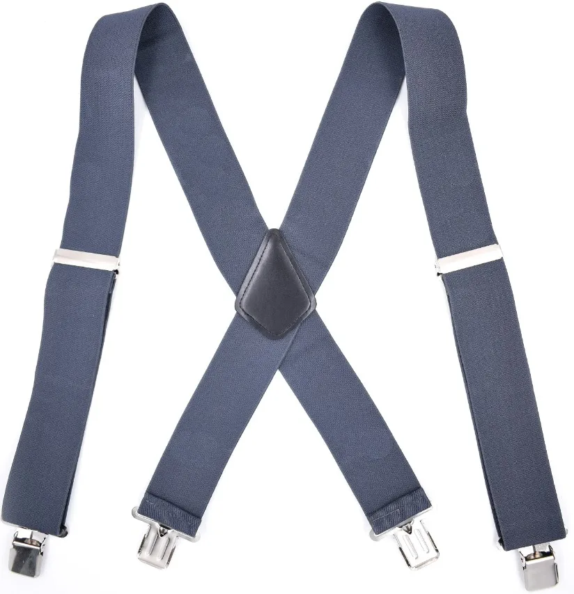 Yiwu factory hot sale Heavy Duty Large Size Mens Suspenders Braces for Work