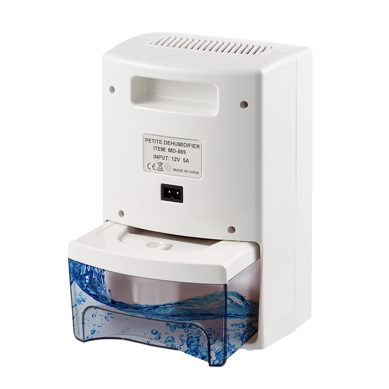 600ml compact mini portable ultra quiet room dehumidifier 9V CE approved ideal for closet wardrobe and cabinet and room