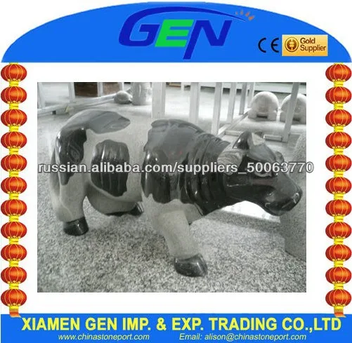 камень гранит молочного скота для сада