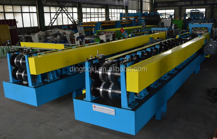 Z purlin roll forming machine with  Full automatic Hydraulic cutting and punching