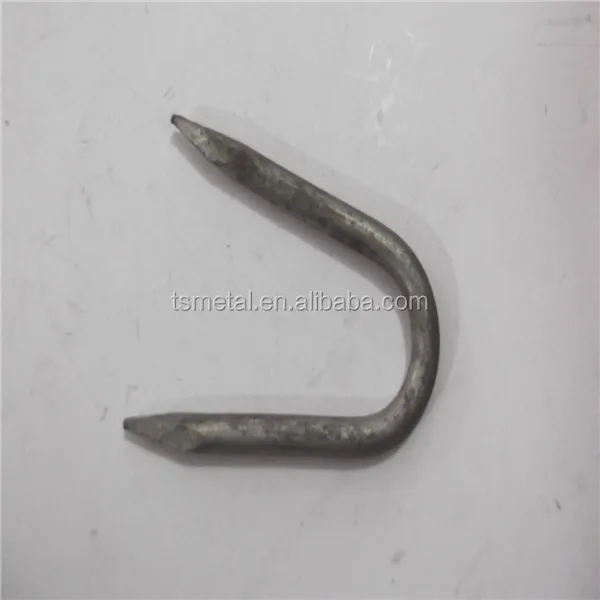 Forged U shaped nails