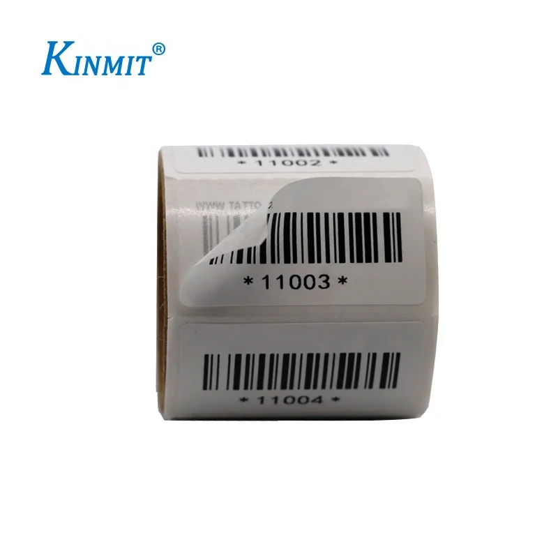 Adhesive Running Number / Serial Number Stickers Barcode Sticker Labels Supplier
