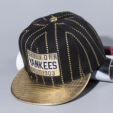 2016 Children Casual Unisex Cotton Polyester Real Hat Gorras New Style Bright Stripe Snapback Letter Yankees