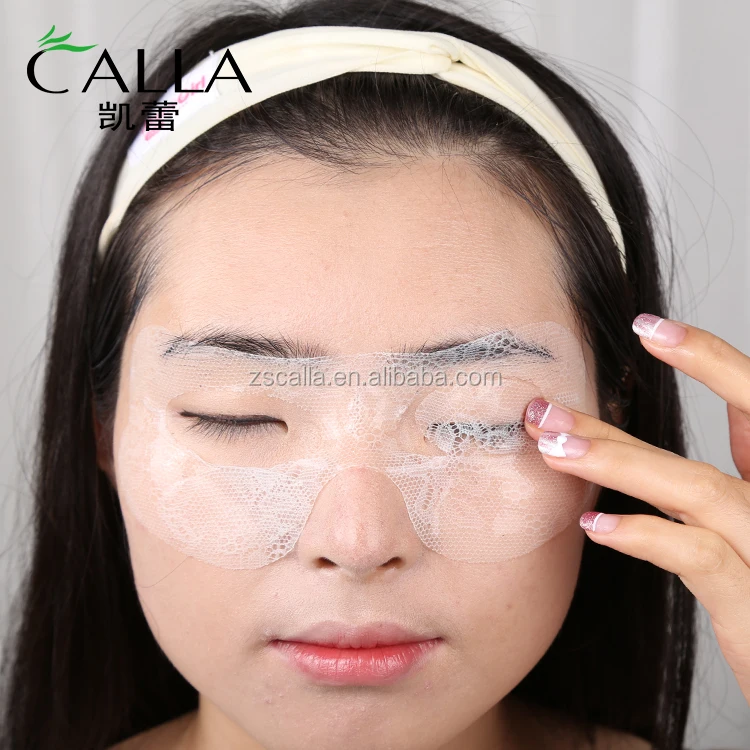 24K Gold Collagen Gel Treatment Mask Dry Eyes Anti Wrinkle Hydrogel Lace Eye Patch Mask